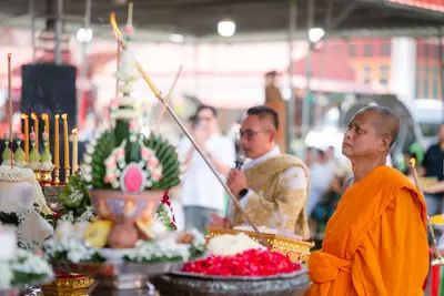 ประมวลภาพพิธีบวงสรวงสมโภช ครบ ๓๖ ปี วัดจุฬามณี ปี ๒๕๖๘