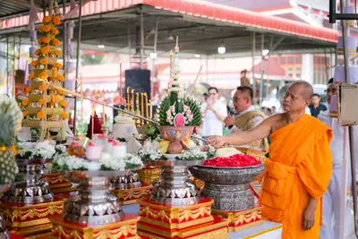 ประมวลภาพพิธีบวงสรวงสมโภช ครบ ๓๖ ปี วัดจุฬามณี ปี ๒๕๖๘