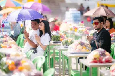 ประมวลภาพพิธีบวงสรวงสมโภช ครบ ๓๖ ปี วัดจุฬามณี ปี ๒๕๖๘