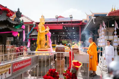 ประมวลภาพพิธีบวงสรวงสมโภช ครบ ๓๖ ปี วัดจุฬามณี ปี ๒๕๖๘