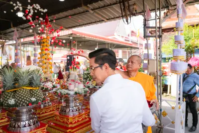 ประมวลภาพพิธีบวงสรวงสมโภช ครบ ๓๖ ปี วัดจุฬามณี ปี ๒๕๖๘