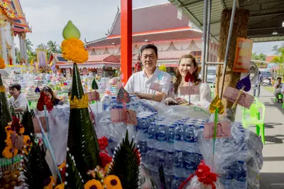 ประมวลภาพพิธีบวงสรวงสมโภช ครบ ๓๖ ปี วัดจุฬามณี ปี ๒๕๖๘
