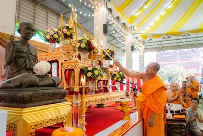 ประมวลภาพพิธีบูชาครู–ครอบครูบูรพาจารย์ วัดจุฬามณี ปี ๒๕๖๘