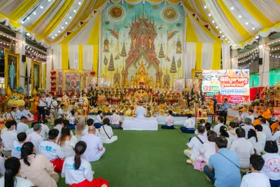 ประมวลภาพพิธีบูชาครู–ครอบครูบูรพาจารย์ วัดจุฬามณี ปี ๒๕๖๘