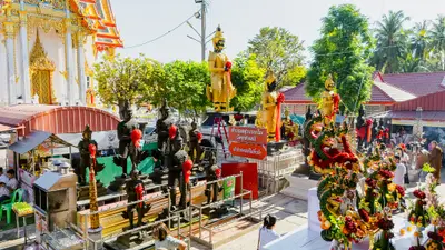 ประมวลภาพพิธีบวงสรวงใหญ่ ครั้งที่ ๗ ท้าวเวสสุวรรณโณ วัดจุฬามณี ปี ๒๕๖๙