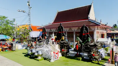 ประมวลภาพพิธีบวงสรวงใหญ่ ครั้งที่ ๗ ท้าวเวสสุวรรณโณ วัดจุฬามณี ปี ๒๕๖๙