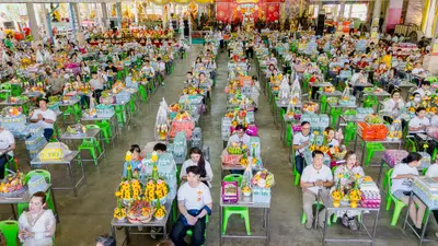 ประมวลภาพพิธีบวงสรวงใหญ่ ครั้งที่ ๗ ท้าวเวสสุวรรณโณ วัดจุฬามณี ปี ๒๕๖๙