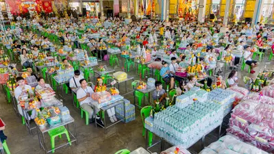 ประมวลภาพพิธีบวงสรวงใหญ่ ครั้งที่ ๗ ท้าวเวสสุวรรณโณ วัดจุฬามณี ปี ๒๕๖๙
