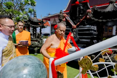 ประมวลภาพพิธีบวงสรวงใหญ่ ครั้งที่ ๗ ท้าวเวสสุวรรณโณ วัดจุฬามณี ปี ๒๕๖๙