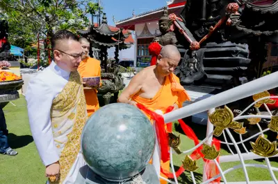 ประมวลภาพพิธีบวงสรวงใหญ่ ครั้งที่ ๗ ท้าวเวสสุวรรณโณ วัดจุฬามณี ปี ๒๕๖๙
