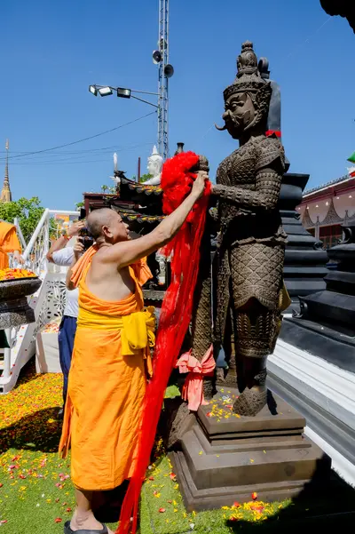 ประมวลภาพพิธีบวงสรวงใหญ่ ครั้งที่ ๗ ท้าวเวสสุวรรณโณ วัดจุฬามณี ปี ๒๕๖๙