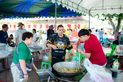 ประมวลภาพพิธีทำบุญและเปิดถนนจุฬา วัดจุฬามณี ปี ๒๕๖๙