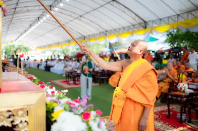 ประมวลภาพพิธีทำบุญและเปิดถนนจุฬา วัดจุฬามณี ปี ๒๕๖๙