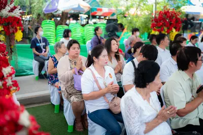 ประมวลภาพพิธีทำบุญและเปิดถนนจุฬา วัดจุฬามณี ปี ๒๕๖๙