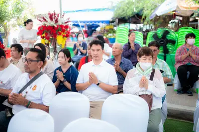 ประมวลภาพพิธีทำบุญและเปิดถนนจุฬา วัดจุฬามณี ปี ๒๕๖๙
