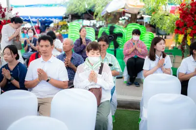 ประมวลภาพพิธีทำบุญและเปิดถนนจุฬา วัดจุฬามณี ปี ๒๕๖๙