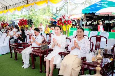 ประมวลภาพพิธีทำบุญและเปิดถนนจุฬา วัดจุฬามณี ปี ๒๕๖๙
