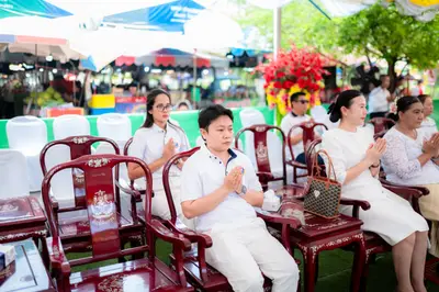ประมวลภาพพิธีทำบุญและเปิดถนนจุฬา วัดจุฬามณี ปี ๒๕๖๙