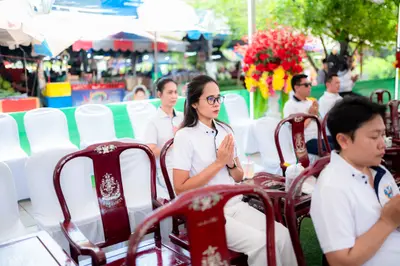 ประมวลภาพพิธีทำบุญและเปิดถนนจุฬา วัดจุฬามณี ปี ๒๕๖๙