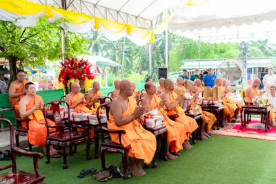 ประมวลภาพพิธีทำบุญและเปิดถนนจุฬา วัดจุฬามณี ปี ๒๕๖๙
