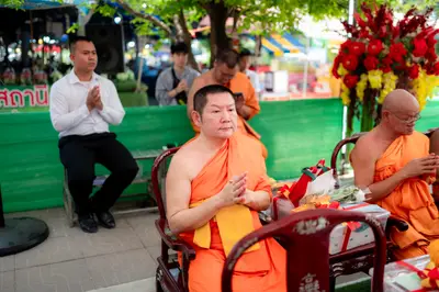ประมวลภาพพิธีทำบุญและเปิดถนนจุฬา วัดจุฬามณี ปี ๒๕๖๙