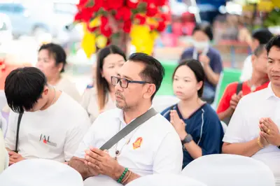 ประมวลภาพพิธีทำบุญและเปิดถนนจุฬา วัดจุฬามณี ปี ๒๕๖๙