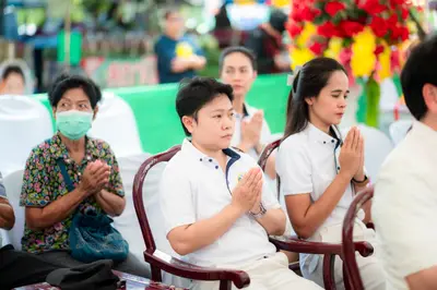 ประมวลภาพพิธีทำบุญและเปิดถนนจุฬา วัดจุฬามณี ปี ๒๕๖๙