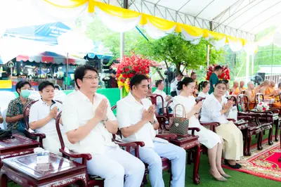 ประมวลภาพพิธีทำบุญและเปิดถนนจุฬา วัดจุฬามณี ปี ๒๕๖๙
