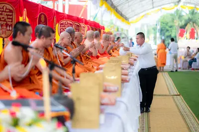ประมวลภาพพิธีทำบุญและเปิดถนนจุฬา วัดจุฬามณี ปี ๒๕๖๙