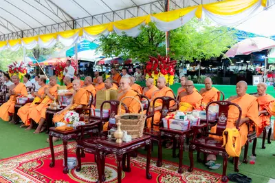 ประมวลภาพพิธีทำบุญและเปิดถนนจุฬา วัดจุฬามณี ปี ๒๕๖๙