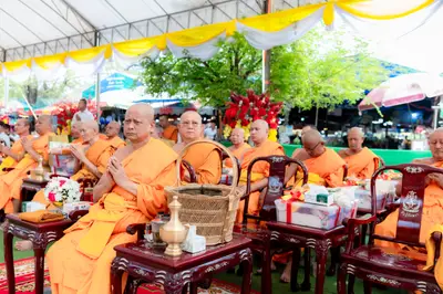 ประมวลภาพพิธีทำบุญและเปิดถนนจุฬา วัดจุฬามณี ปี ๒๕๖๙