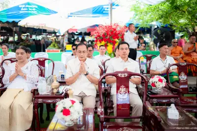 ประมวลภาพพิธีทำบุญและเปิดถนนจุฬา วัดจุฬามณี ปี ๒๕๖๙