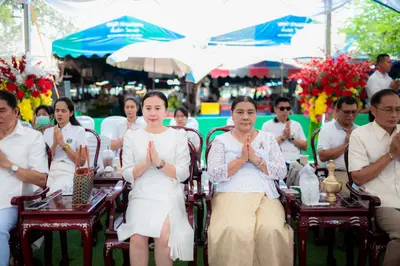 ประมวลภาพพิธีทำบุญและเปิดถนนจุฬา วัดจุฬามณี ปี ๒๕๖๙