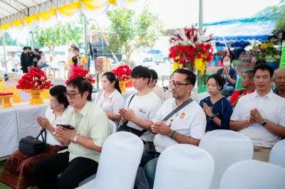 ประมวลภาพพิธีทำบุญและเปิดถนนจุฬา วัดจุฬามณี ปี ๒๕๖๙
