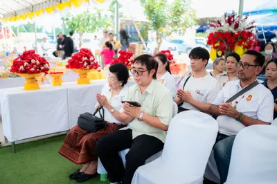 ประมวลภาพพิธีทำบุญและเปิดถนนจุฬา วัดจุฬามณี ปี ๒๕๖๙