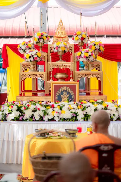 ประมวลภาพพิธีทำบุญและเปิดถนนจุฬา วัดจุฬามณี ปี ๒๕๖๙