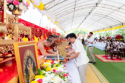 ประมวลภาพพิธีทำบุญและเปิดถนนจุฬา วัดจุฬามณี ปี ๒๕๖๙