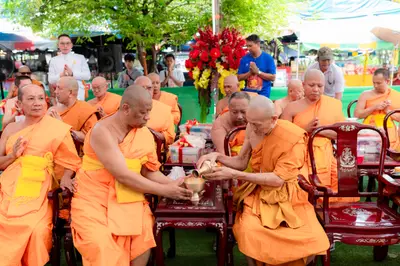 ประมวลภาพพิธีทำบุญและเปิดถนนจุฬา วัดจุฬามณี ปี ๒๕๖๙