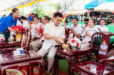 ประมวลภาพพิธีทำบุญและเปิดถนนจุฬา วัดจุฬามณี ปี ๒๕๖๙