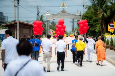 ประมวลภาพพิธีทำบุญและเปิดถนนจุฬา วัดจุฬามณี ปี ๒๕๖๙