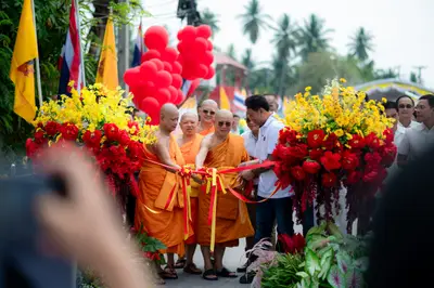 ประมวลภาพพิธีทำบุญและเปิดถนนจุฬา วัดจุฬามณี ปี ๒๕๖๙