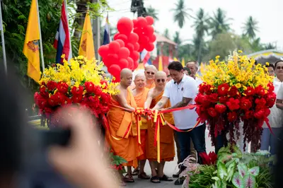 ประมวลภาพพิธีทำบุญและเปิดถนนจุฬา วัดจุฬามณี ปี ๒๕๖๙