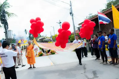 ประมวลภาพพิธีทำบุญและเปิดถนนจุฬา วัดจุฬามณี ปี ๒๕๖๙