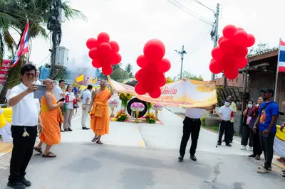 ประมวลภาพพิธีทำบุญและเปิดถนนจุฬา วัดจุฬามณี ปี ๒๕๖๙