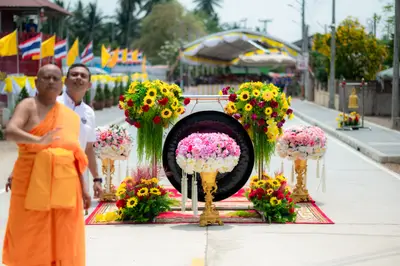ประมวลภาพพิธีทำบุญและเปิดถนนจุฬา วัดจุฬามณี ปี ๒๕๖๙