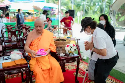 ประมวลภาพพิธีทำบุญและเปิดถนนจุฬา วัดจุฬามณี ปี ๒๕๖๙