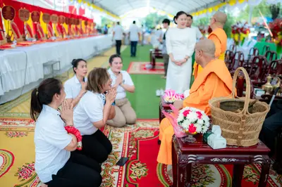 ประมวลภาพพิธีทำบุญและเปิดถนนจุฬา วัดจุฬามณี ปี ๒๕๖๙