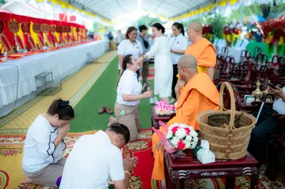 ประมวลภาพพิธีทำบุญและเปิดถนนจุฬา วัดจุฬามณี ปี ๒๕๖๙