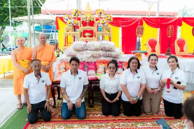 ประมวลภาพพิธีทำบุญและเปิดถนนจุฬา วัดจุฬามณี ปี ๒๕๖๙