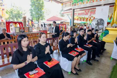 ประมวลภาพพิธีบำเพ็ญกุศลสัตตมวาร (๗ วัน) วัดจุฬามณี ปี ๒๕๖๙